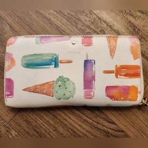 Kate Spade zip around wallet